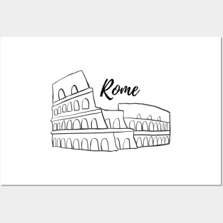 Rome Colosseum Posters and Art